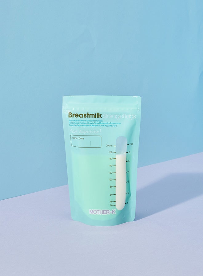 MOTHER-K Disposable Breastmilk Storagebags (200ml 90pcs)